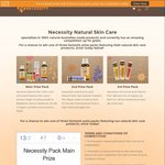 Win 1 of 3 Prize Packs from Necessity Natural Skin Care