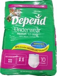 Depend Underwear Medium Carton - 4 Packs of 10 - $14.95 + Freight From $4.50 @ Australian Continence