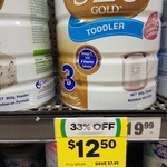 S26 Gold Toddler $12.50 at Woolworths Corowa, VIC