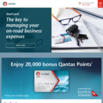 ABN Required - Earn 20,000 Bonus Qantas Points with a Caltex StarCard When You Spend $300 within 3 Months of Card Activation
