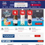 Free Standard Delivery Minimum Spend $20 @ First Choice Liquor