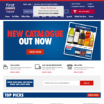 First Choice Liquor - Free Delivery Today ($40 Minimum Spend)