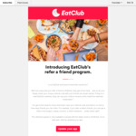 [VIC/NSW] EatClub: Join via Referral and Get a Free Meal