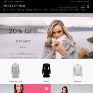 forever new 20 off