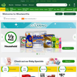 5% off Everything (exc. Baby Formula) @ Woolworths Online