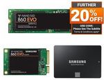 Samsung Evo Plus 128GB Micro SD Card $34.40 | Samsung 860 Evo 1TB $207.20 Delivered @ Shopping Express eBay