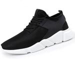 Pure Black Breathable Mesh Running Shoes AU $27.05 (~$US 19.55) + Free Shipping from Abershoes