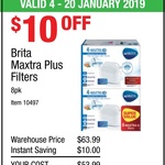 Brita Maxtra Plus Filters 8 Pack $53.99 @ Costco (Membership Required)