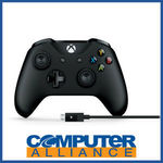 Black Microsoft Xbox One Controller + Cable for Windows $55.20 + $15 Delivery (Free with eBay Plus) @ Computer Alliance