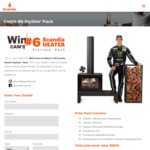 Win a Scandia Styliste Wood Heater + Accessory Prize Pack Worth $2,600 from Scandia Group