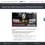 JAX Tyres Exclusive - BFGoodrich Instant Cashback (up to $100) & $149 Voucher for Mechanical Services