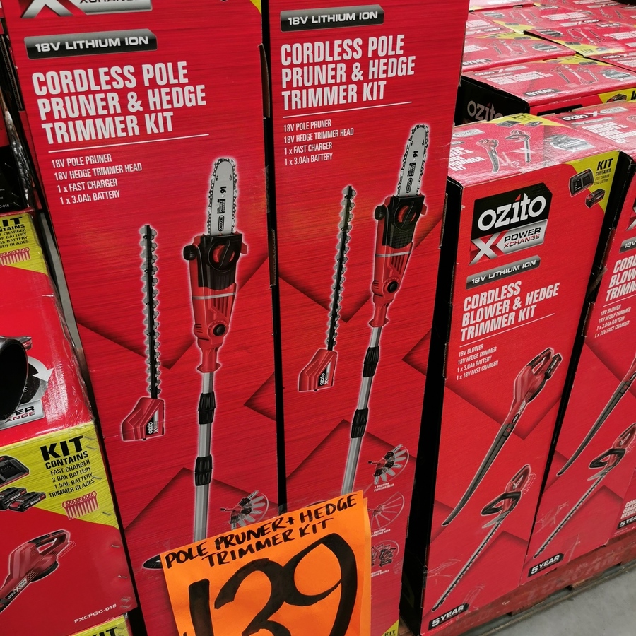 Ozito pole deals pruner bunnings