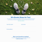 Win Two Pairs of Brooks Footwear of Choice Worth Up to $539.90 from Brooks