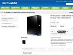 Digitalstar HP 2TB USB 3.0 External Hard Drive $104.90 Free Shipping Ended