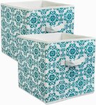 Foldable Fabric Storage Containers (Set of 2), Large $12.08 + Delivery ($0 with Prime / $39 Spend) @ Amazon AU