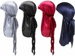 Reayou 4 Pack Silk Durag  $9.89 + Delivery ($0 with Prime/ $39 Spend) @ Sparks Au via Amazon