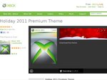 Free Xbox Live Holiday 2011 Premium Theme