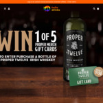 Win $150 Worth Proper Twelve Merch Gift Cards from Hello Drinks
