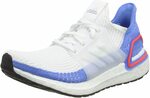 adidas Ultraboost Cloud White/ Blue Womens US11 $75.80 Delivered @ Amazon AU