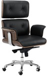 Eames Premium Replica Leather Executive Office Chair $449 + Delivery @ Temple & Webster
