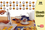 Quality Biscuit / Cookie Press with 20 Dies. $21.96 including shipping