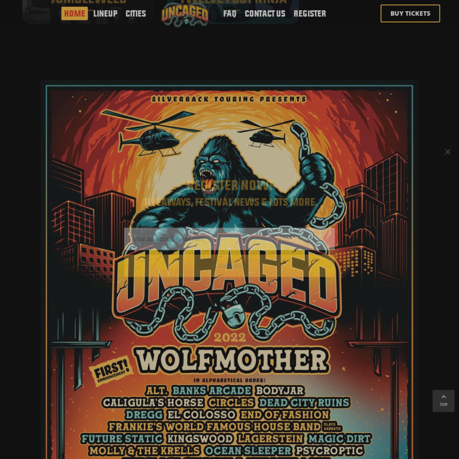 [NSW, VIC, QLD] Uncaged Music Festival Tickets (Sydney, Melbourne ...