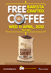 Donut King FREE Barista Crafted Coffee TODAY Only!