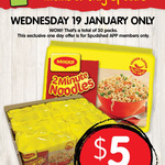 [WA] Maggi 2 Minute Noodles Spicy Chicken (6x5pk) $5 @ Spudshed (App & Free Membership Required)