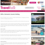 Win Return Virgin Flights for 2 Anywhere in Australia + 5 Night Stay at Crowne Plaza from Travel Talk Magazine