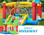 Win 10 Bounce House ($439.99) and 10 Inflatable Stand up Paddle Board ($329.99) from Valwix