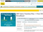 Free Home Broadband with Optus $89 Timeless Plan and HTC One X