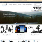15% off All RAM® Mounts + $8.95 Delivery ($0 with $120 Order) @ Modest Mounts