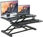 HEYMIX Standing Desk Converter Ergonomic Stand up Desk Riser w Phone Stand $109.99 Delivered @ HEYMIX