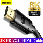 Baseus 8K and 4K HDMI Cables 10% off + Further 20% off w/ Code, e.g. 1m 4K Cable $6.47 (Was $8.99) Delivered @ Baseus eBay