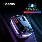 Baseus Car Bluetooth FM Transmitter MP3 Player Dual USB Type-C Car Charger A$17.59 Delivered @ eSkybird