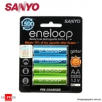 Sanyo Eneloop 2000mAh Rechargeable AA Battery Pack of 4 - $9.95 + Shipping ($3.99 for Sydney)