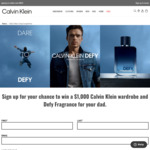 Win a $1,000 Calvin Klein Voucher and 100ml Defy Fragrance from Calvin Klein