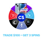 Win an iPhone 14 or Various Cryptocurrency Prizes from Coinstash