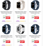 20% off Apple Watch Series 7: GPS 41mm $479.20, 45mm $519.20, SE: GPS 41mm $343.20, 44mm $383.20  + Del ($0 w/OnePass) @ Catch