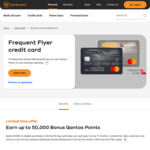 Bankwest Platinum Mastercard Credit Card: 40k Qantas Points with $3,000 Spend in 90 Days, $160 Annual Fee, No Int'l Trans Fees