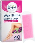 Veet Easy Gelwax Wax Strips Hair Removal $7 ($6.30 S&S) + Delivery ($0 with Prime/ $39 Spend) @ Amazon AU