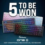 Win 1 of 5 Ducky One Hot-Swappable Mechanical Keyboards from PC Case Gear