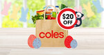$20 off $250 Spend (Free Delivery with $250 Order) @ Coles Online