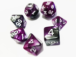 Set of 7 Dice: Purple Black Acrylic for Dnd (D4-D20) $7 + $3 Postage ($0 SYD C&C/ $12 Express) @ Bigger Worlds Games