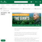 Win One of Ten Double Passes to 'The Giants' Movie, from Paddy Pallin
