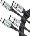 INIU 2 x 6.6ft QC 3.0 Fast Charging USB Type C to USB A $6.74 + Delivery ($0 with Prime/ $39 Spend) @ INIU AU via Amazon AU