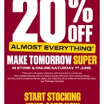 20% off Almost Everything (Exclusions Apply) Online and Instore @ Supercheap Auto (Club Members Only)