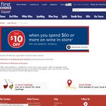 1st Choice Liquor $10 off (with $60 or More Spend on Wine)