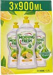 Morning Fresh Lemon Dishwashing Liquid 900ml, 3 Pack $14.25 ($12.83 S&S) + Delivery ($0 with Prime / $39 Spend) @ Amazon AU