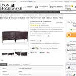 Industrial Iron Entertainment Unit. Selling at $1,869.99 (was $2,660.00). Save $790.01. Free Shipping